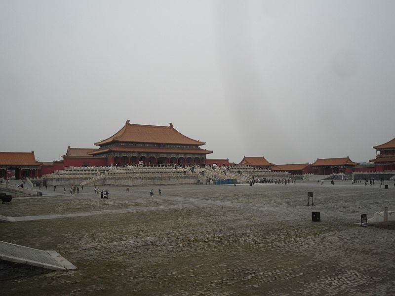 the last courtyard of the Forbidden City